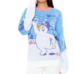 Forever 21 Frosty The Snowman Christmas Sweater, NWT